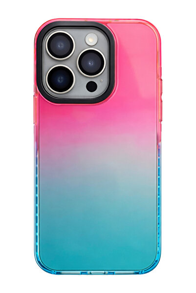 shoptocase iPhone 14 Pro Max Compatible Rainbow Phone Case with Lens and Edge...