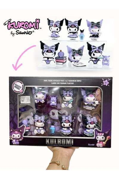 SANRIO Kuromi Action Figures Set - 6 Pieces