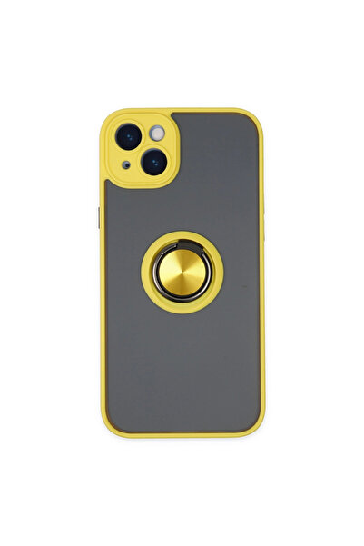 eco port Iphone 14 case montreal ring silicone cover - yellow