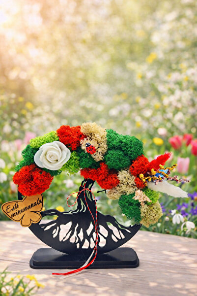 OEM Cadou pentru Ea Copacul Vietii cu Licheni, Esti Minunata,15cm