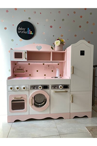Dekor Ahşap oyuncak mutfak