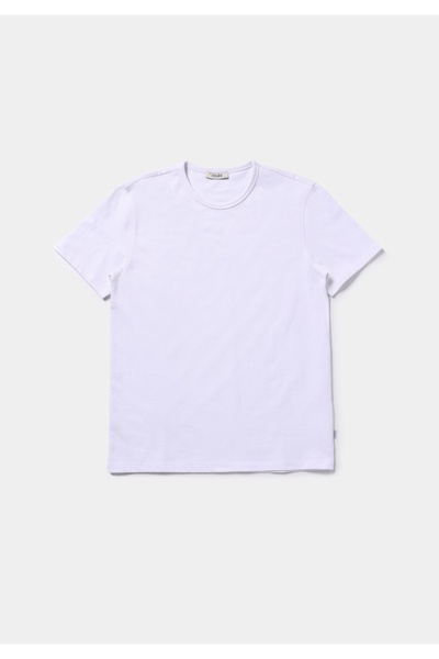 Colin's Regular Fit Round Neck Plain Men's White Short Sleeve T-Shirt