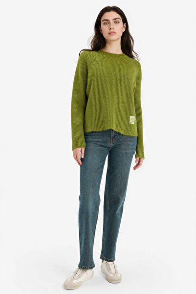 DeFacto Regular Fit Crew Neck Sweater G8680Ax26Sp