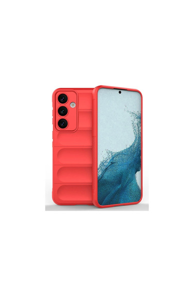 eco port Samsung Galaxy S24 Fe Case Optimum Silicone - Red