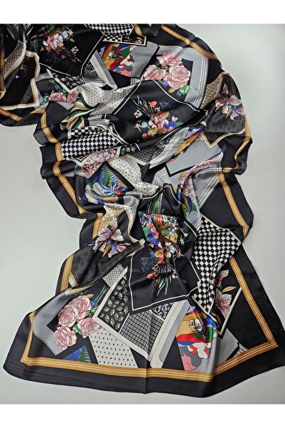 Shiva Scarfs Batik Tema Vual Silk Shawl Accessory Foulard Silk Scarfs Shawl H...