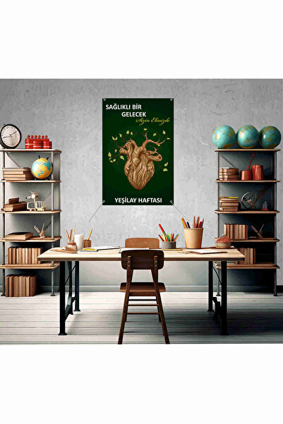 Deko Genç Yeşilay Haftası Sağlıklı Bir Gelecek Sizin Elinizde Temalı Fotoğraf...