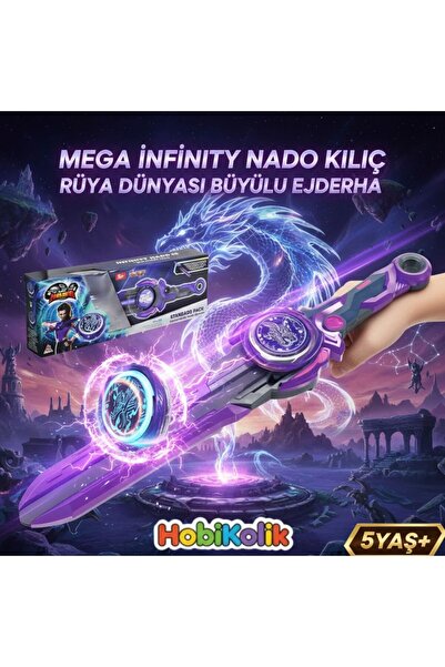 Art Tone MEGA İNFİNİTY NADO KILIÇ RÜYA DÜNYASI BÜYÜLÜ EJDERHA 5YAŞ+