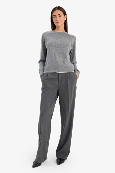 DeFacto Straight Fit Palazzo Trousers E7238Ax26Sp