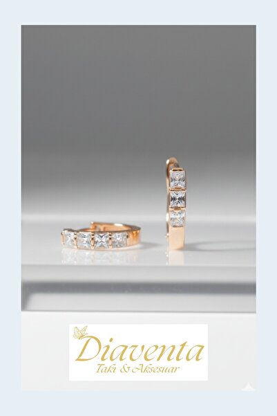 DİAVENTA TAKI VE AKSESUAR Xuping Vip Earrings - Xuping U Lock Stone Baguette ...