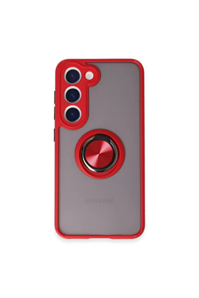 eco port Samsung Galaxy S23 Case Montreal Silicone Cover with Ring - Red