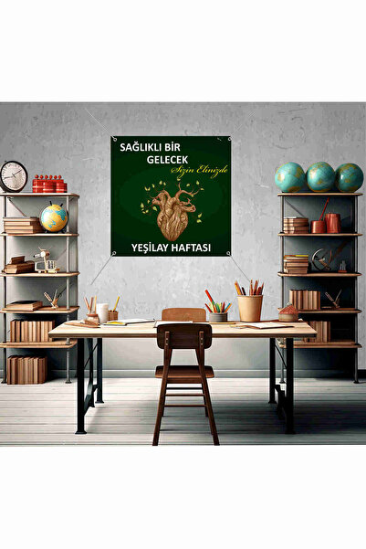Deko Genç Yeşilay Haftası Sağlıklı Bir Gelecek Sizin Elinizde Temalı Fotoğraf...