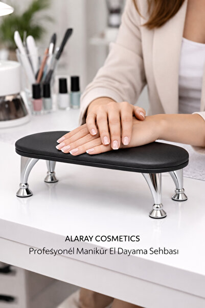 alaraycosmetics Profesyonel Manikür El Dayama Sehpası – Protez Tırnak & Kalıc...
