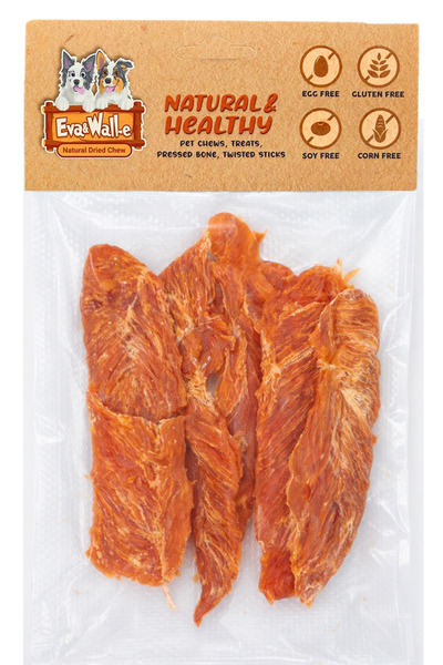 Eva & Wall-e Doğal Tavuk Fileto 100g | Yüksek Proteinli Köpek Ödülü & Çiğneme...