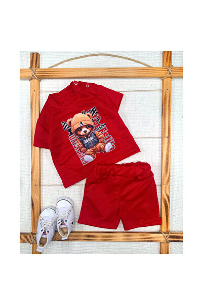 Narnuga MİRAYLİFE 9-12-18-24 شورت مطبوع عليه دانسر تيدي بير مع تي شيرت بأكمام...