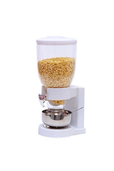 Tradeo Fresh & Easy Cereal Dispenser Dry Food Storage Container with Portion ...