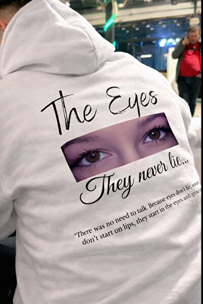 GenelTedarik Sevgililer Günü İçin Kişiye Özel Göz Fotoğraflı Hoodie The Eyes ...