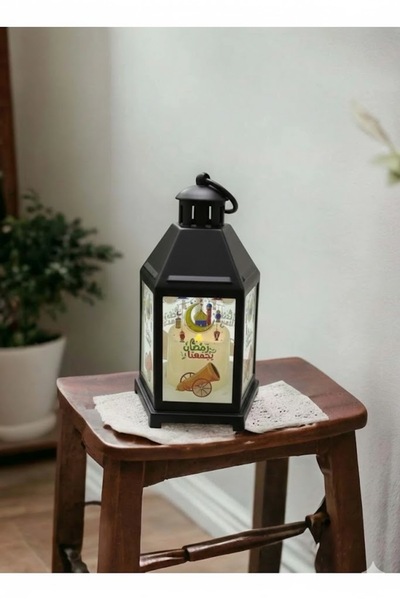 Generic Ramadan lantern with light and sound, playing the crescent moon welco...