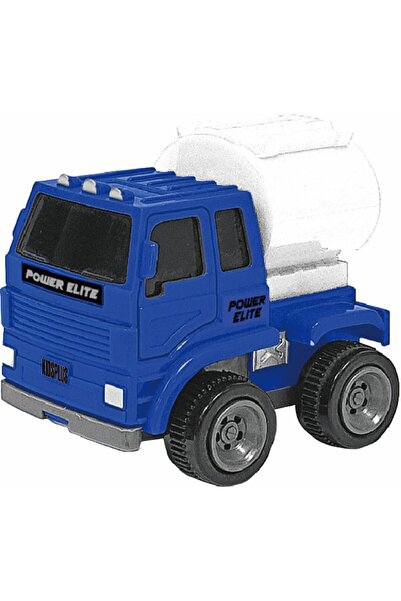 MC Micostore Vehicule cu frictiune, scara 1/43, 10cm, autocisterna albastra
