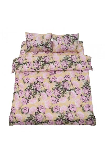 vanora King size cotton bedding set, 92 gsm, peony