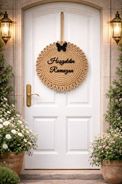 evdeucuz Hoçgeldin Ramazan Jüt Kapı Süsü