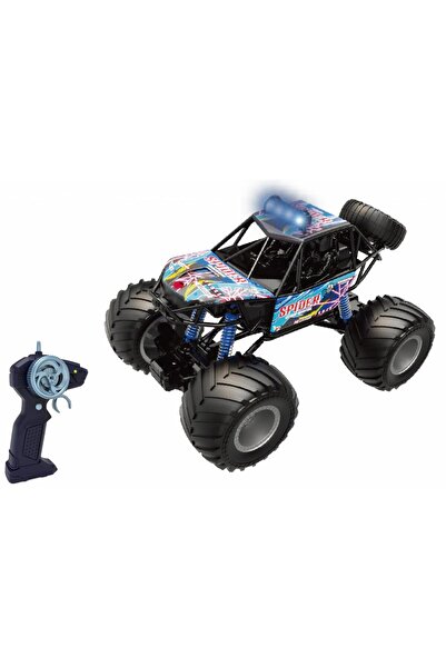 MC Micostore Masinuta cu telecomanda big foot, scara 1/10, 44cm, albastru