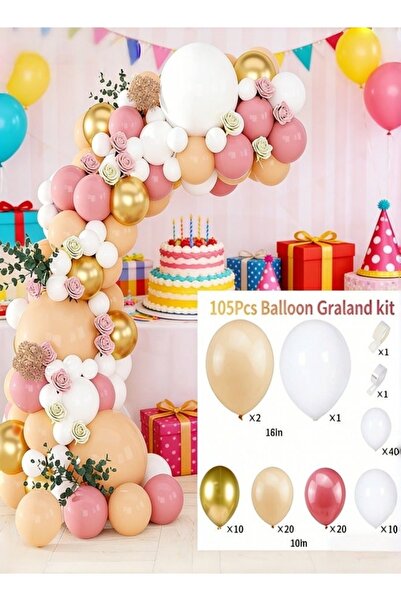 Aikenn 105PCS Macaron Color Balloon Arch Garland Set - Party Decorations for ...
