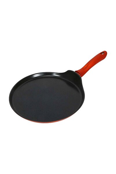 China 28 cm Crepe Pan with Natural Ceramic Coating and Induction Base - Black