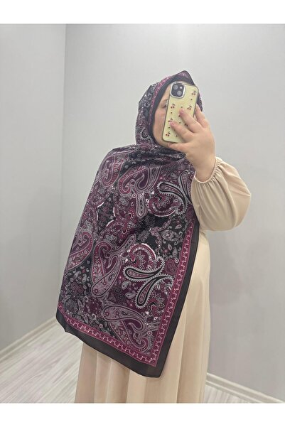 Eyfel Retro Desen Pamuk Şal