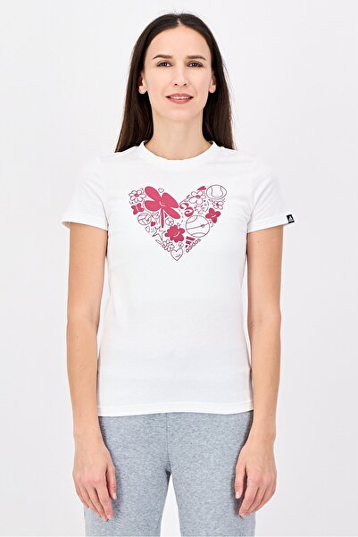 adidas Women Sportswear Fit Short Sleeve Outdoor T-shirt, White