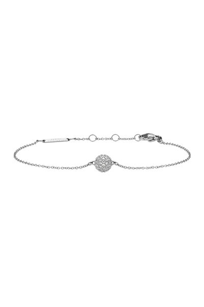 Daniel Wellington PavÃ© Crystal Pendant Bracelet Silver