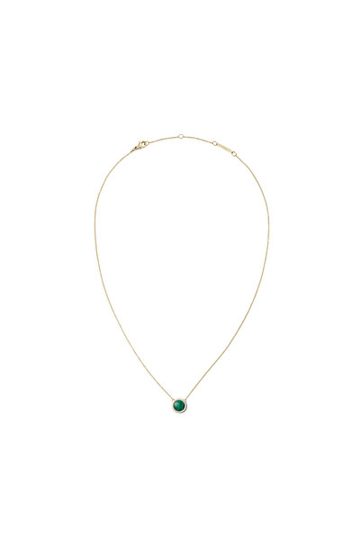 Daniel Wellington Audrey Necklace Malachite Gold