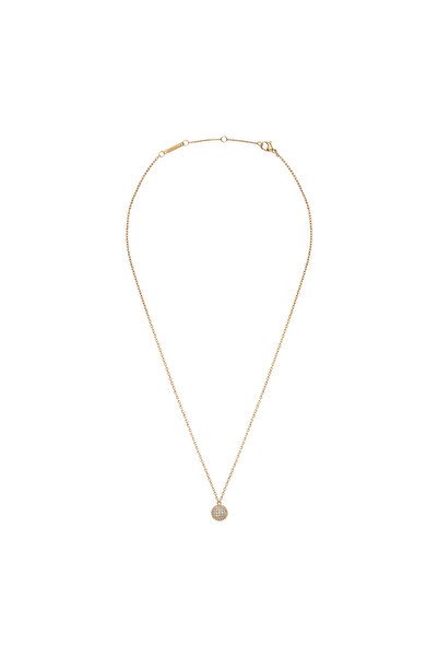 Daniel Wellington PavÃ© Crystal Pendant Necklace Gold