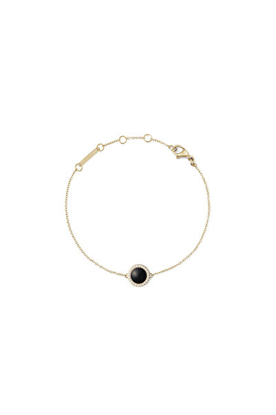Daniel Wellington Audrey Bracelet Black Agathe Gold
