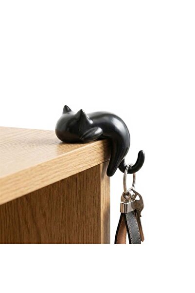 Epilons Sn-29184 Adhesive Corner Hanger with Cat Figure