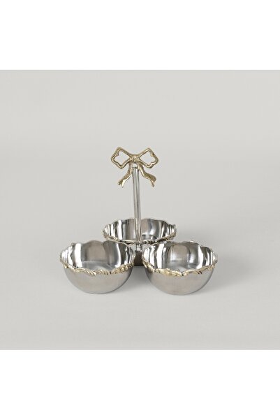 Linens Ribbon 22,5x22,5X19,5cm 3'Lü Kase