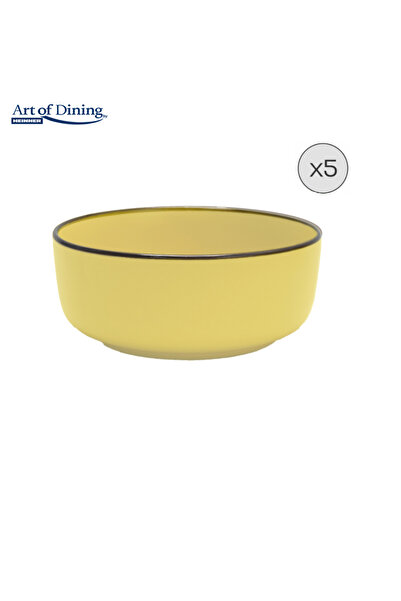 Heinner Set of 5 ceramic cereal bowls 16 cm, medeea, art of dining