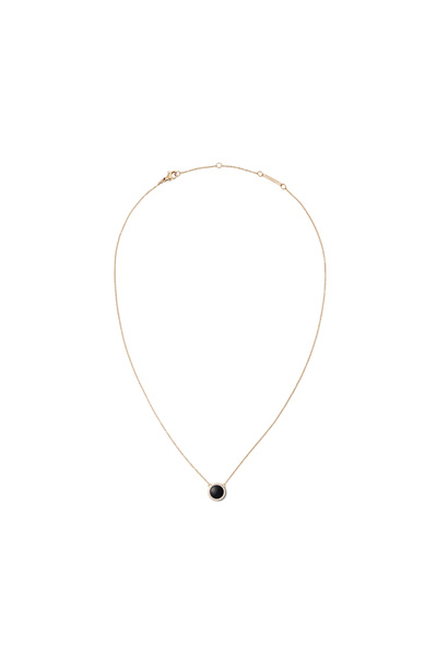 Daniel Wellington Audrey Necklace Black Agathe Rose Gold