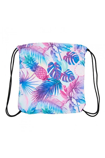 Heinner beach towel with bagback 70x140 cm leafsmaterial : 100% polyester 220...