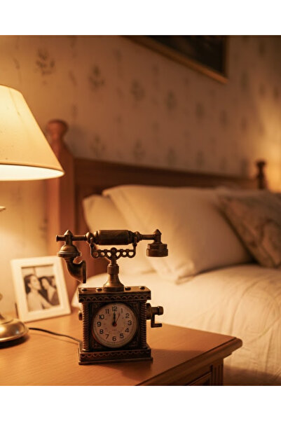 ZERO LAND NRZSNT ZN8808B TELEFON ŞEKLİNDE ÇALAR (93829) SAAT BRONZ