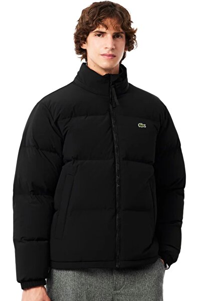 Lacoste Relaxed Fit down Fill Mens Jacket Concealable Hood Comfortable Cut Wa...