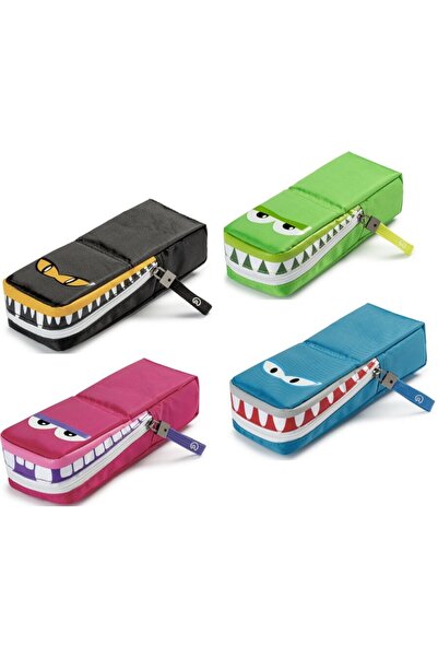 CARIOCA Gnam Pencil Case with 1 Zipper, Unfilled, Washable