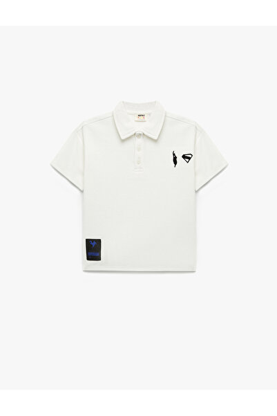 Koton Licencirana Superman Vezena Pamuk polo majica sa kratkim rukavima