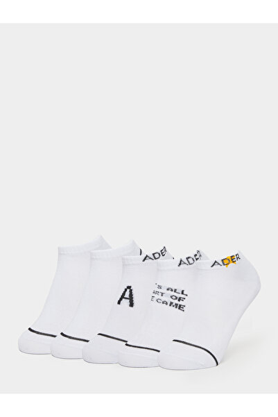 Styli Pack of 5 - Contrast Detail Ribbed Cuff Crew Socks