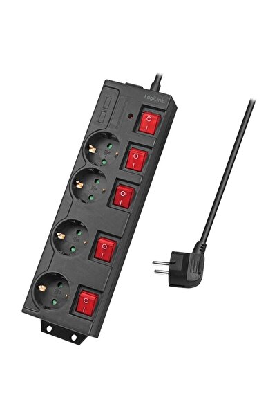 LogiLink Extension Cord, Schuko x 4