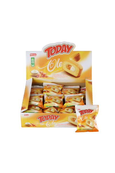 Today Ole Caramel and Vanilla Cake 35 Gr. 24 Pieces (1 Box)