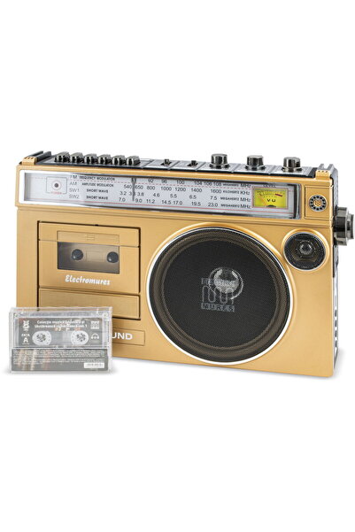 Electromures Difuzor Bluetooth cu Casetofon si Radio FM/AM/SW1/SW2 EM 1011