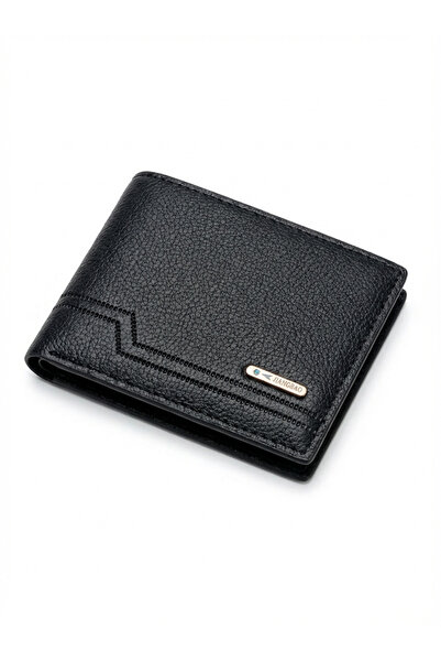genric Men's Short Wallet – Black | Lightweight and Stylish Design