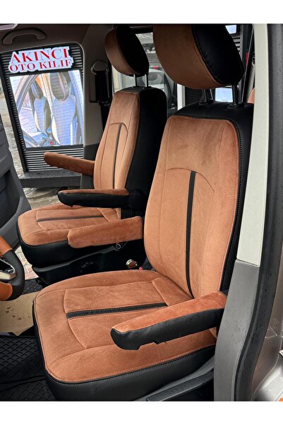 AKINCI Compatible with Volkswagen Transporter 4+1 2015-2024 - Auto Seat Cover