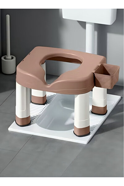 DOMEET Adjustable Commode Chair, Elderly Toilet Chair,Anti Slip Sturdy Squat ...