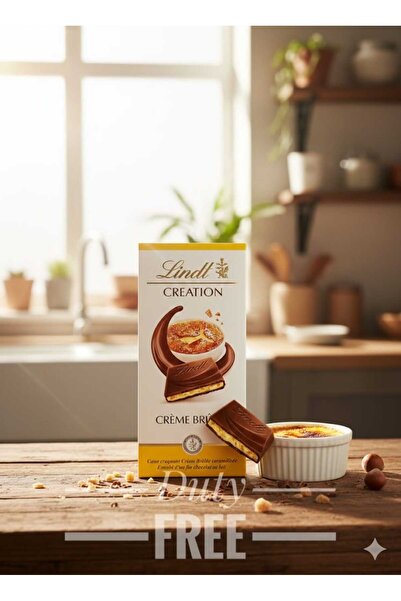 hijazigroup Lindt Creation Crème Brûlée milk chocolate bar 150 GR